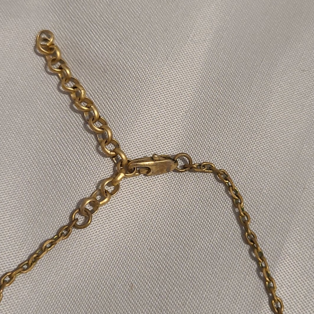 Boho Chalcedony Statement Necklace - image 4